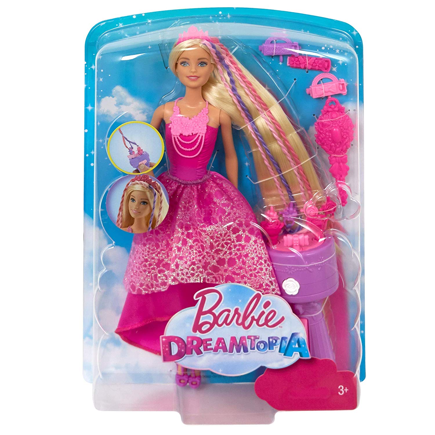 barbie dreamtopia pettina e brilla