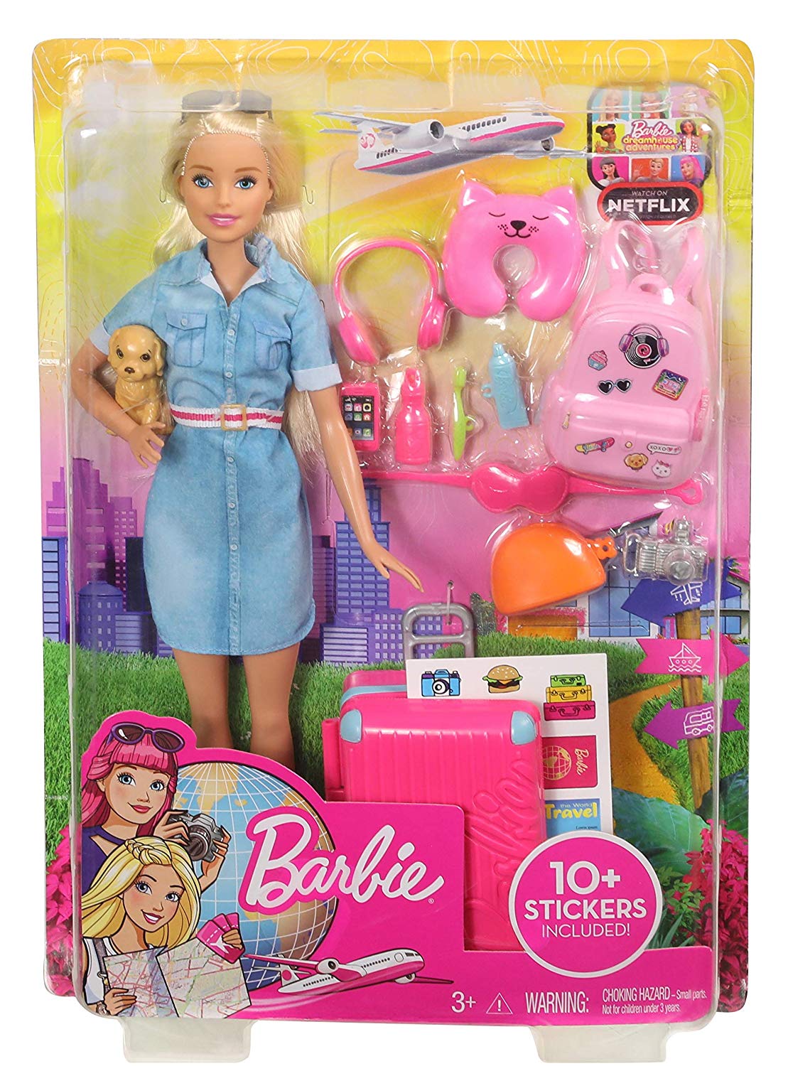 Barbie In Viaggio con Trolley FWV25