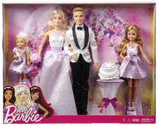 Barbie Matrimonio Romantico 4 Bambole DJR88