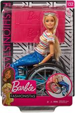 Barbie Fashionista con Sedia a Rotelle GGL22