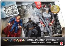 BATMAN - BATMAN STEPPENWOLF E SUPERMAN 20CM FGG57