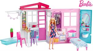 Barbie Casa Portatile con Bambola FXG55