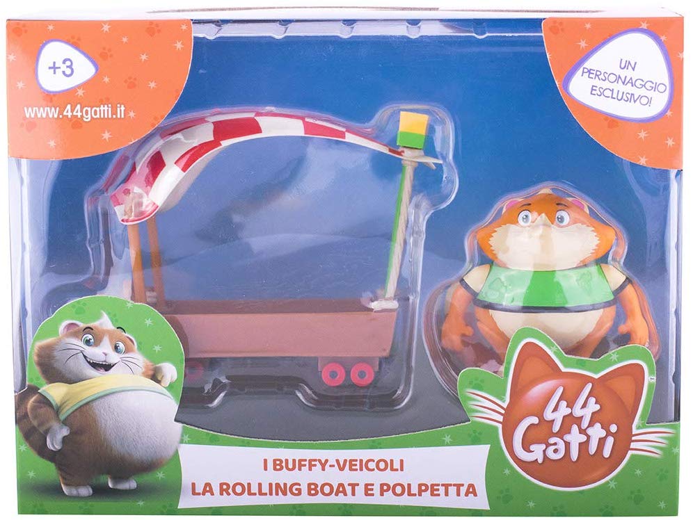 44 Gatti Veicolo con Personaggio da 8 cm