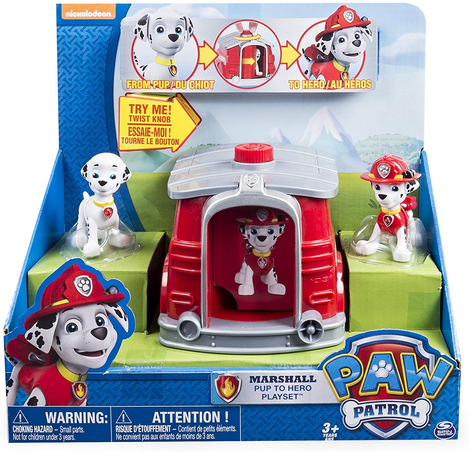 PAW PATROL - CUCCIA TRASFORMER 6026620 - ACTION FIGURE E PLAYSET 