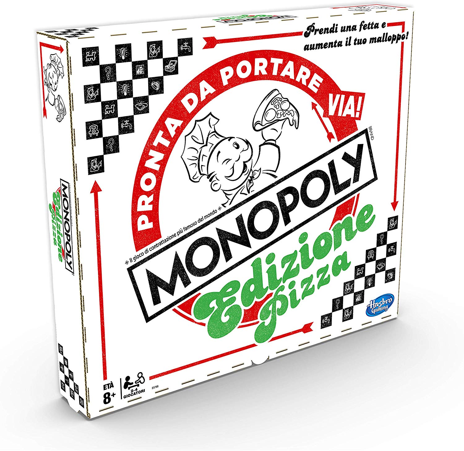 Gioco da Tavola Monopoly Pizza E5798