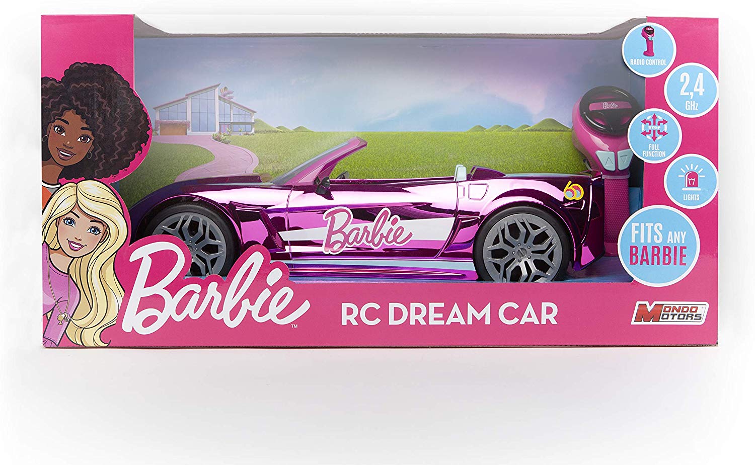 barbie con auto cabrio