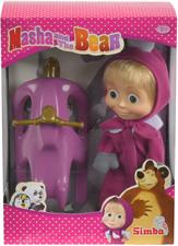 MASHA E ORSO - MASHA CON SLITTINO 12CM 9301681