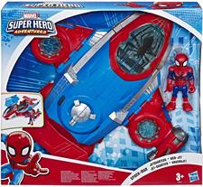 Super Hero Mega Mighties Spiderman Jet Playset E4840