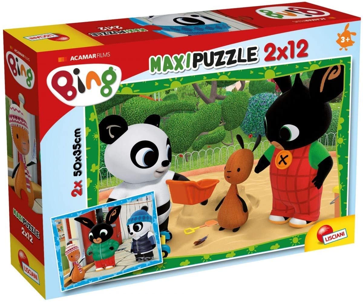 Lisciani Puzzle Bing 2in1 12+12pz Maxi 81226
