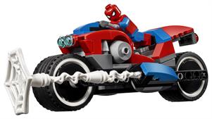 Lego Spiderman Salvataggio in Moto 76113