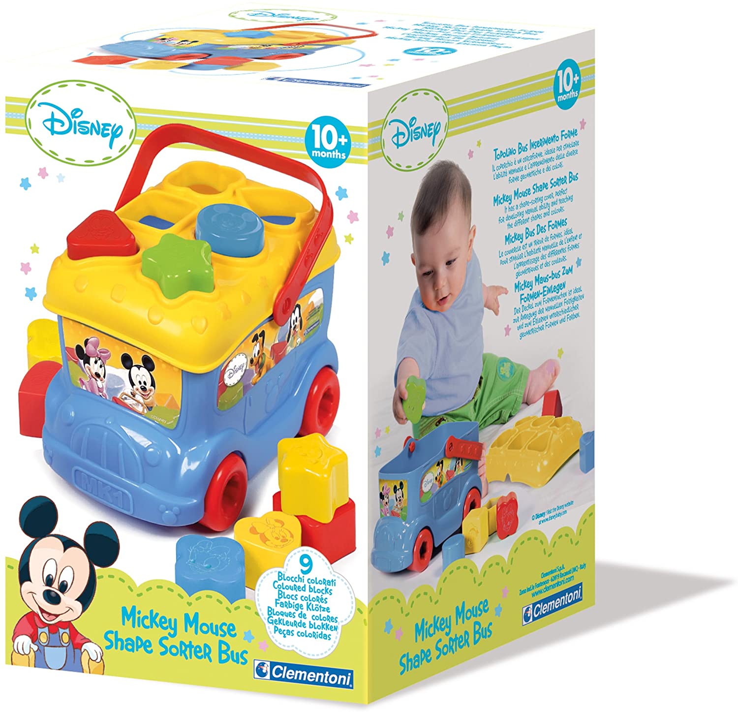 Disney Baby Clem Mickey Bus Inserimento Forme 14395
