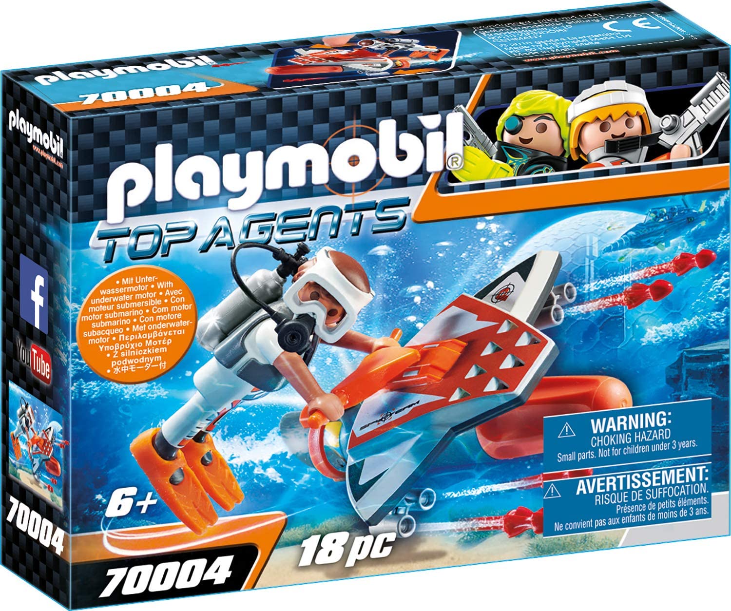 Playmobil - Top Agent Manta Turbo 70004