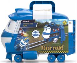 Robot Trains - Valigetta Locomotiva con Veicoli
