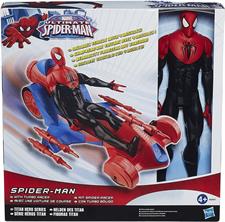 Spiderman Personaggio 30Cm con Veicolo A8491 POS220021
