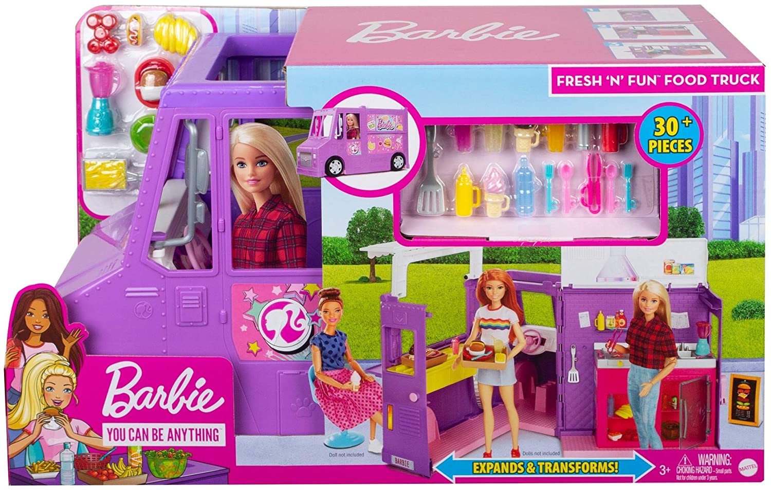 Barbie Food Truck con Accessori GMW07