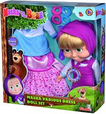 Masha e Orso Set Abiti e Musica 30cm 109301082