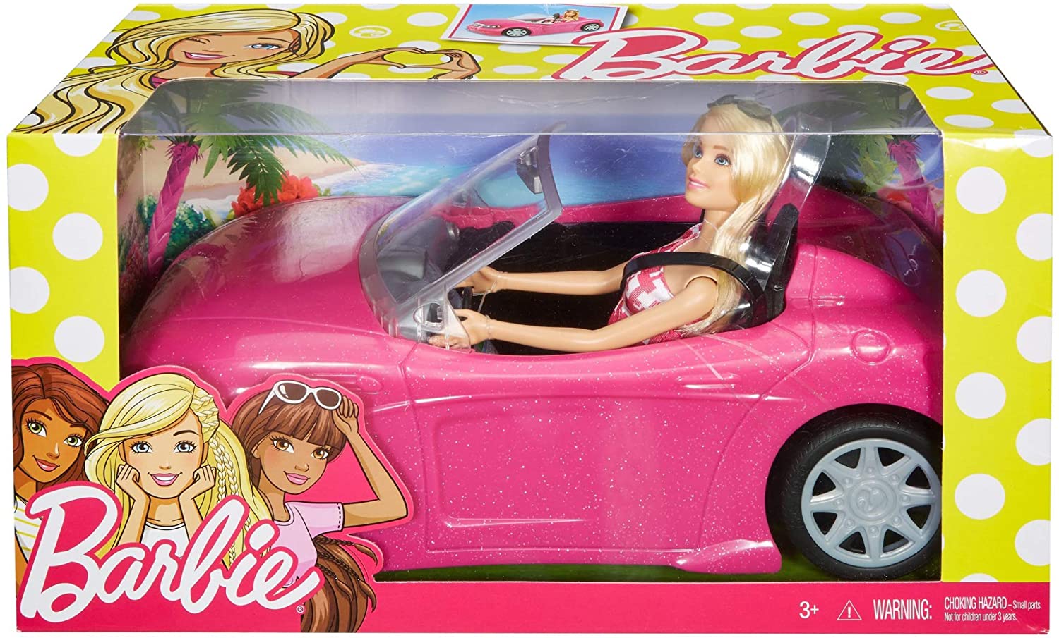 Barbie Auto con Bambola DJR55