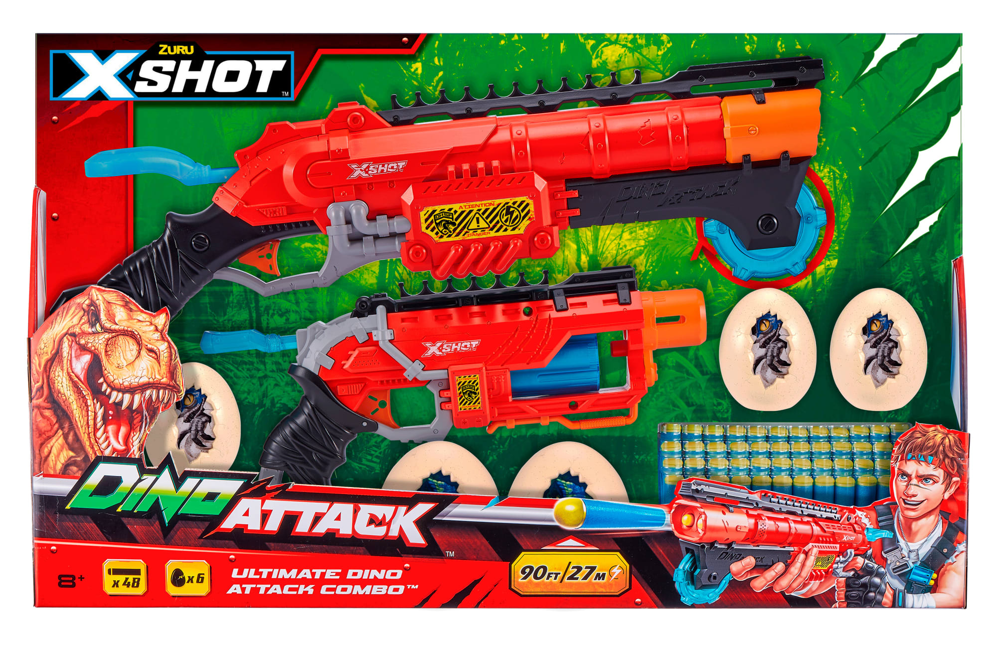 X-Shot Dino Attack Combo con 48 Colpi 4859