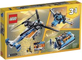 Lego Creator 3in1 Elicottero Bi-Rotore 31096