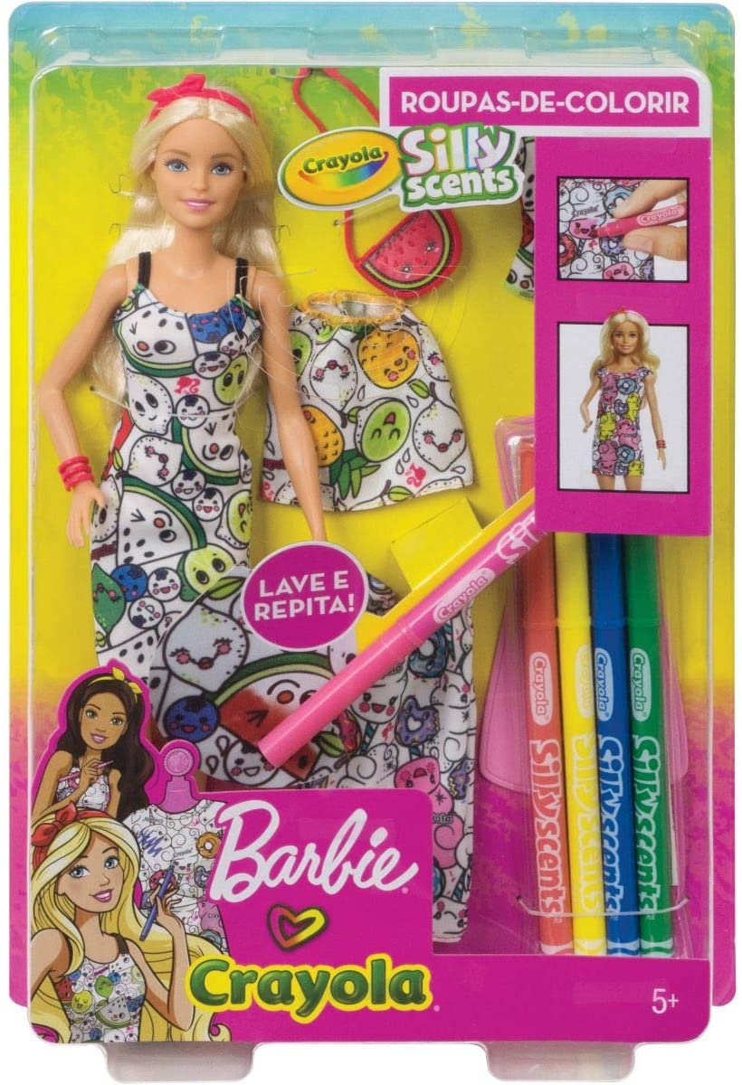 Barbie Crayola con Vestiti GGT44