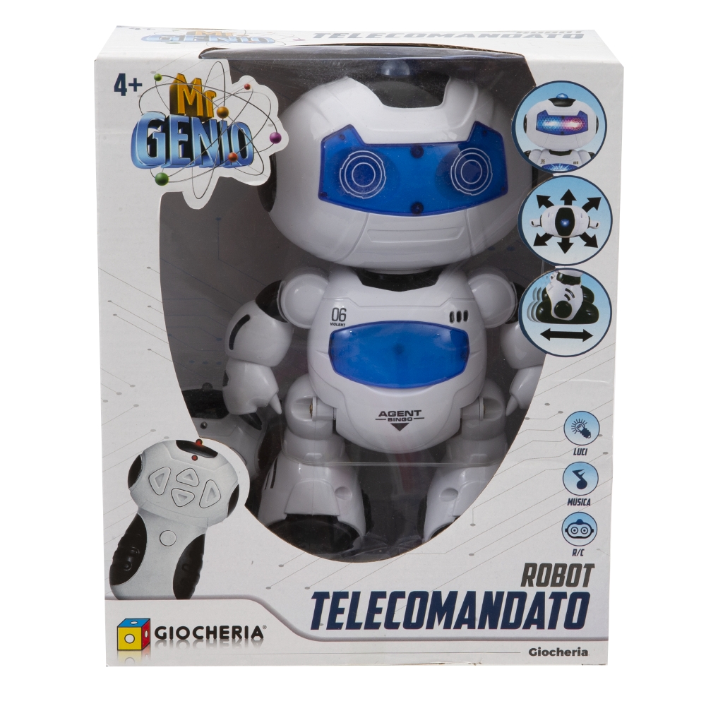 Mr.Genio Robot Radiocomandato Luci Suoni GGI190326