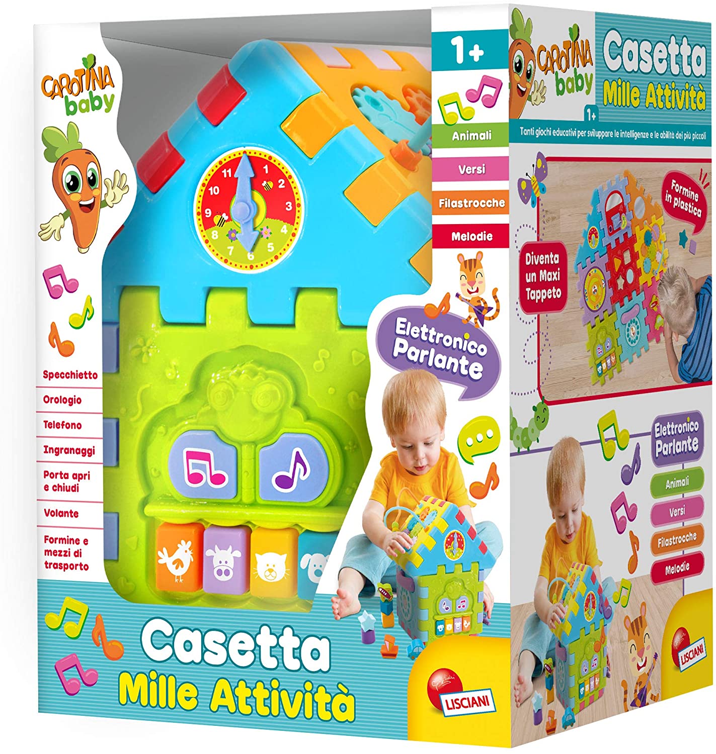Lisciani Baby Carotina Casetta Mille Attività 76581