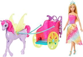 Barbie Dreamtopia con Pegasus e Biga GJK53