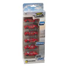 Fast Wheels Veicoli SOS Die Cast 1:64 set 6pz GGI190331