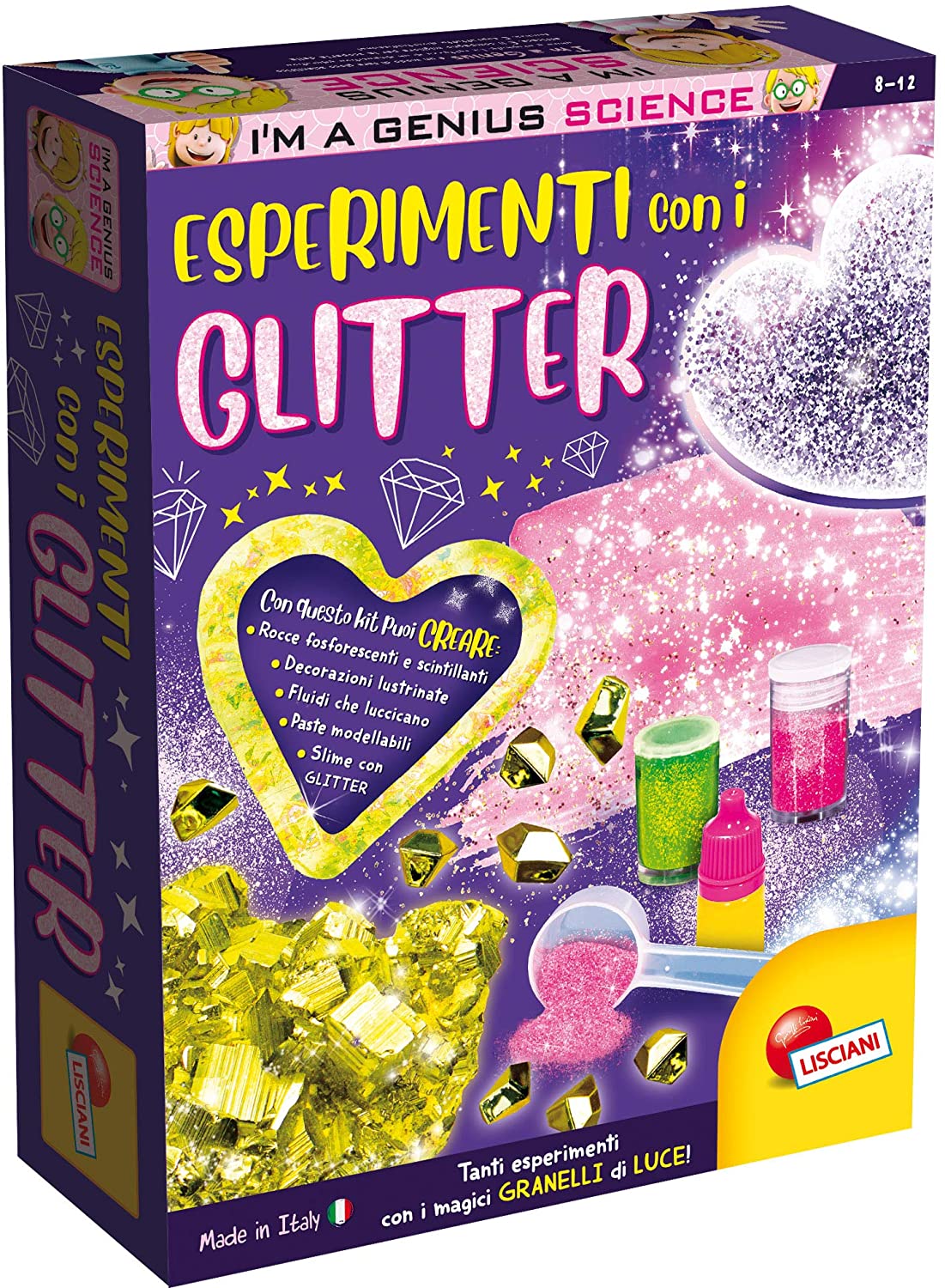 Lisciani I'm a Genius Esperimenti con Glitter 80588