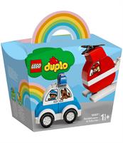 Lego Duplo Elicottero e Auto della Polizia 10957