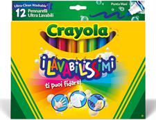 Crayola 12 Pennarelli Lavabili Maxi 588329
