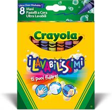 Crayola 8 Pastelli Cera Maxi 523282