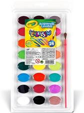 Crayola 24 Acquerelli Lavabilissimi 53-0524