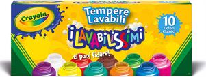 Crayola 10 Tempere Lavabili 541205
