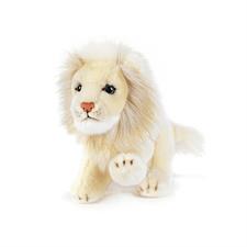 Plush & Company Asly White Lion Blue 21cm 15951