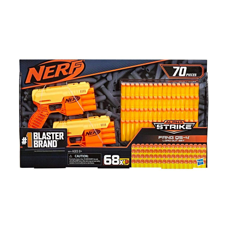 Nerf Alpha Strike 2 Pistole con 68 colpi E8314