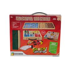 Gioca e Rigioca 100 Giochi Riuniti in Legno GGI190034