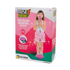 Music Mania Pink Melody Microfono con Asta GGI190146