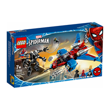 Lego Spiderman Superjet vs Mech Venom 76150