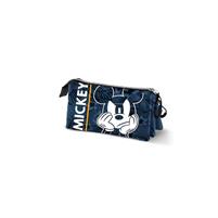 Mickey Mouse Bustina Triplo HS Blue 02360