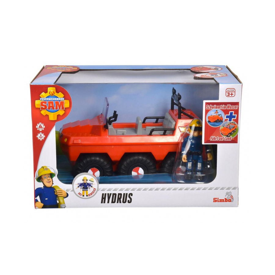 Simba Toys Pompiere Veicolo Hydrus con Personaggio Sam 