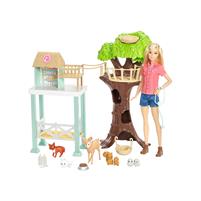 Barbie Playset Selva Animali con Doll FCP78 POS190178