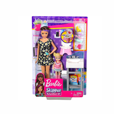 Barbie Babysitter Playset Ass. FHY97 FJB01