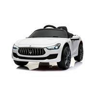 Lamas Auto Maserati Ghibli 12V Bianco Sedile Pelle LT880