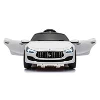 Lamas Auto Maserati Ghibli 12V Bianco Sedile Pelle LT880