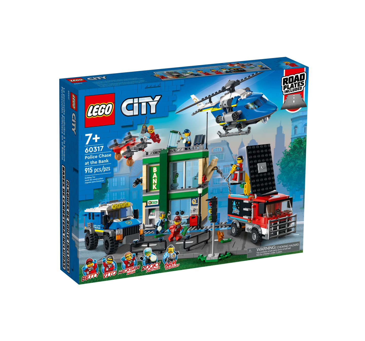 Lego City Police Inseguimento Alla Banca 60317