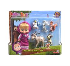 Masha e Orso Base 12Cm con Animaletti 73109301060