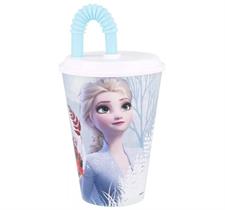 Frozen 2 Bicchiere con Cannuccia 430Ml ST51030