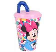 Minnie Bicchiere con Cannuccia 430Ml ST51130