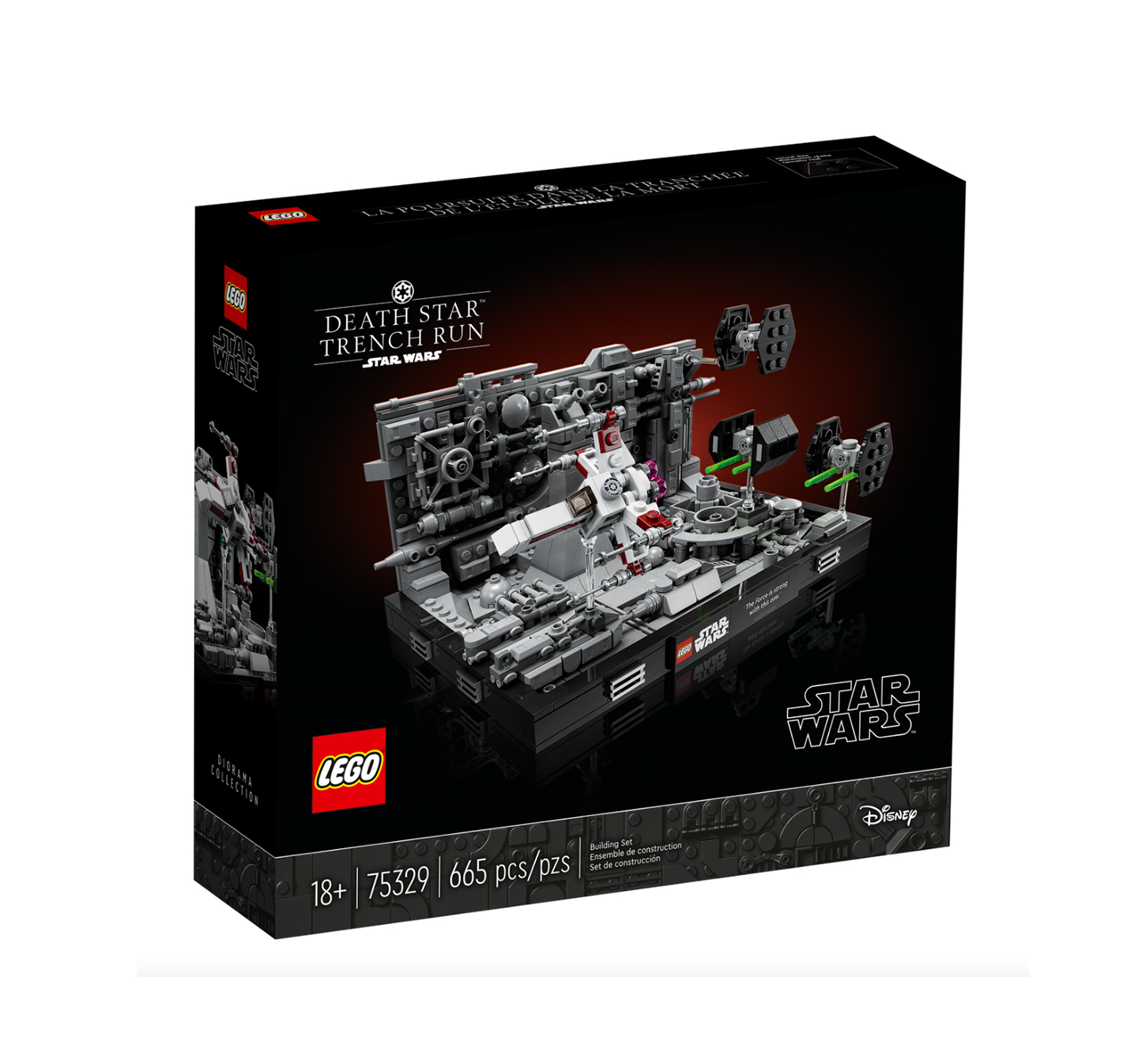 Lego Star Wars Diorama Volo su Trincea della Morte 75329